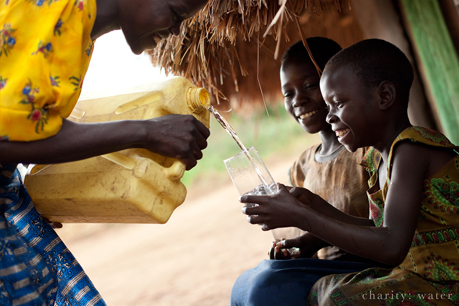 Charity water photo