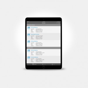 Board Meeting List App